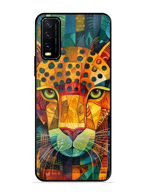 Mosaic Majesty Glossy Soft Edge Case for Vivo Y20G Chachhi