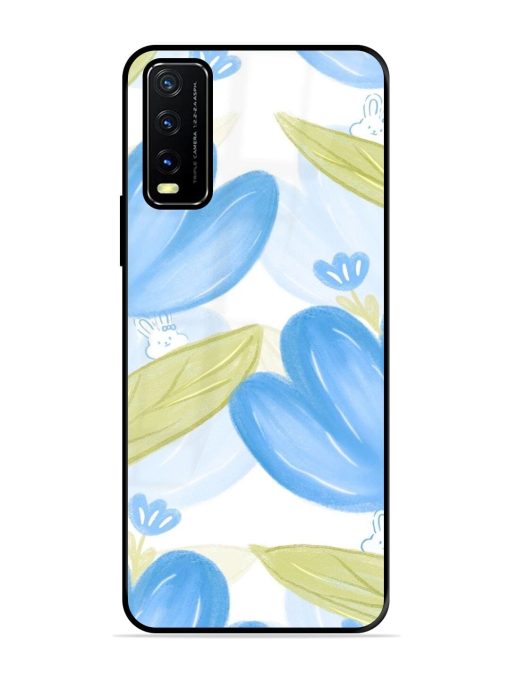 Bunny'S Blue Garden Glossy Soft Edge Case for Vivo Y20G Chachhi