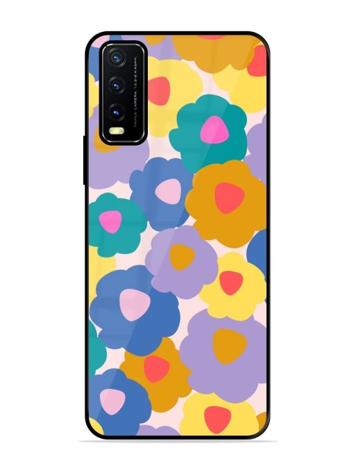 Flower Power Glossy Soft Edge Case for Vivo Y20G Chachhi