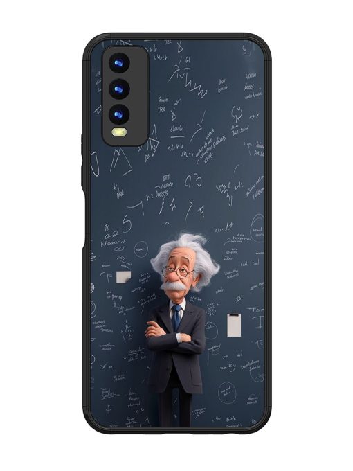 Albert Einstein Glossy Soft Edge Case for Vivo Y20I Chachhi