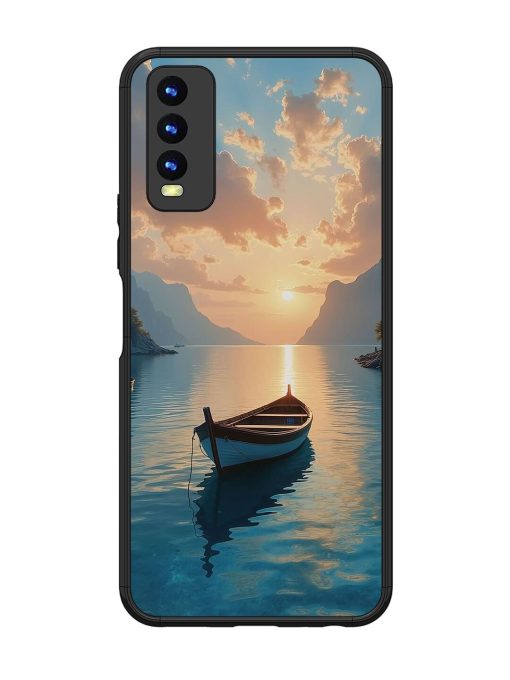 Serene Sunset Glossy Soft Edge Case for Vivo Y20I Chachhi