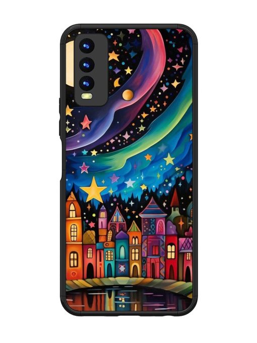 Starlit Village Glossy Soft Edge Case for Vivo Y20I Chachhi