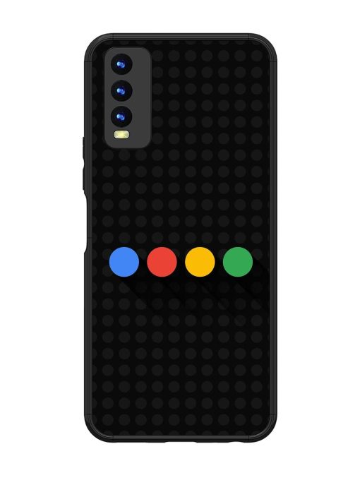 Google Dots Glossy Soft Edge Case for Vivo Y20I Chachhi