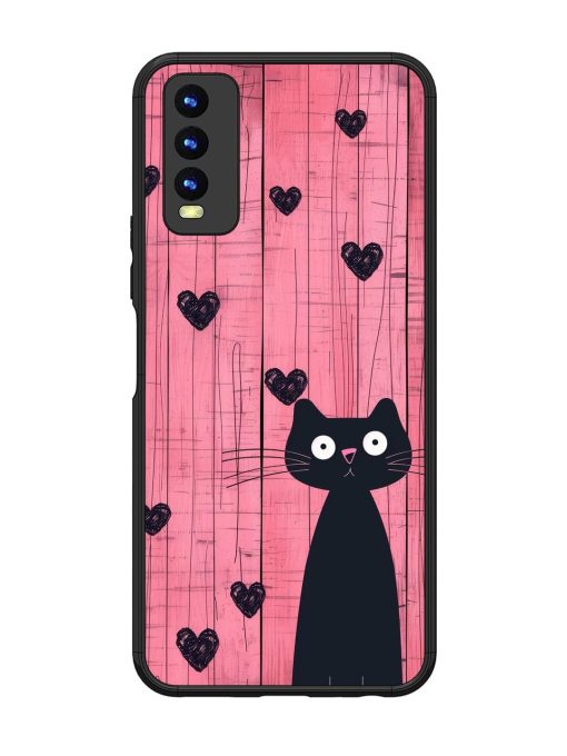 Feline Valentine'S Day Glossy Soft Edge Case for Vivo Y20I Chachhi