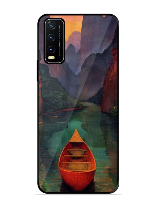 Serene Passage Glossy Soft Edge Case for Vivo Y20T Chachhi