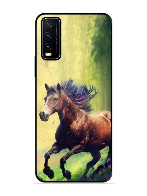 Enchanted Gallop Glossy Soft Edge Case for Vivo Y20T Chachhi