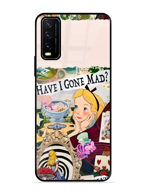 Mad Hatter'S Collage Glossy Soft Edge Case for Vivo Y20T Chachhi