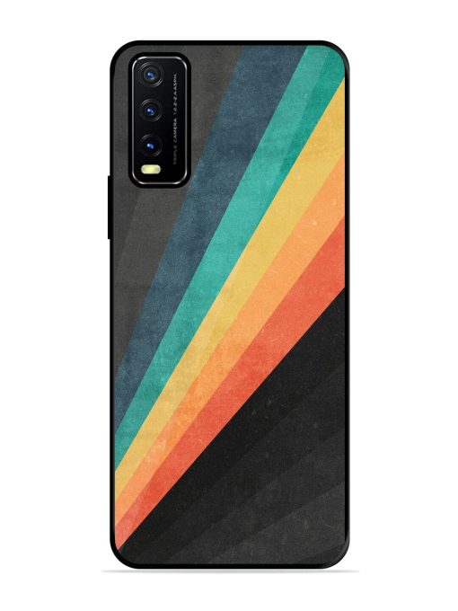 Retro Spectrum Glossy Soft Edge Case for Vivo Y20T Chachhi