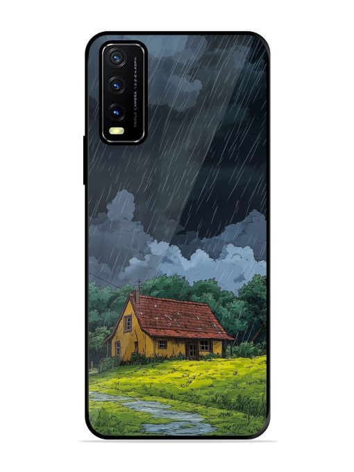 Rainy Day Retreat Glossy Soft Edge Case for Vivo Y20T Chachhi