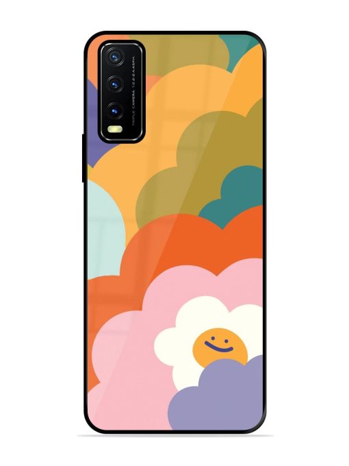 Happy Flower Power Glossy Soft Edge Case for Vivo Y20T Chachhi