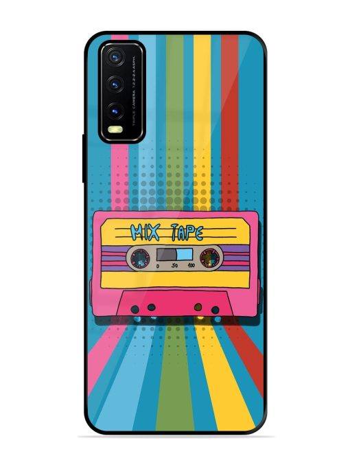 Retro Cassette Tapes Glossy Soft Edge Case for Vivo Y20T Chachhi