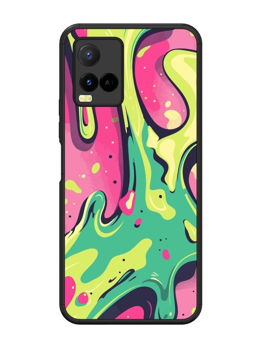 Gooey Grooves Glossy Soft Edge Case for Vivo Y21 Chachhi