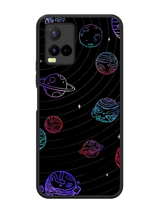 Cosmic Ballet Glossy Soft Edge Case for Vivo Y21 Chachhi