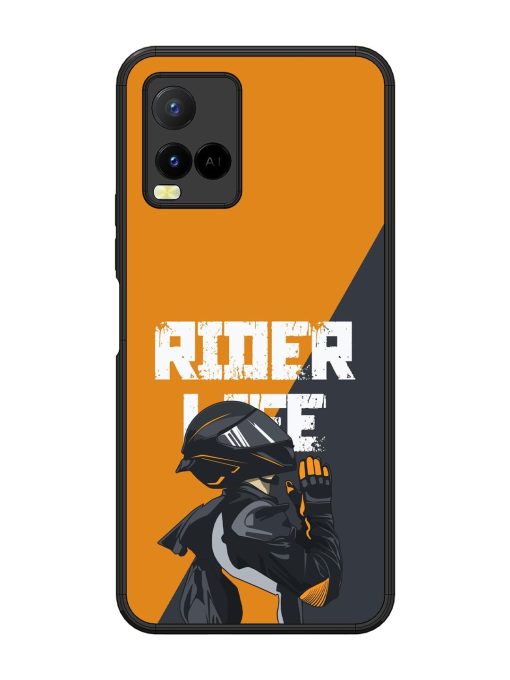 Ride Never Ends Glossy Soft Edge Case for Vivo Y21 Chachhi