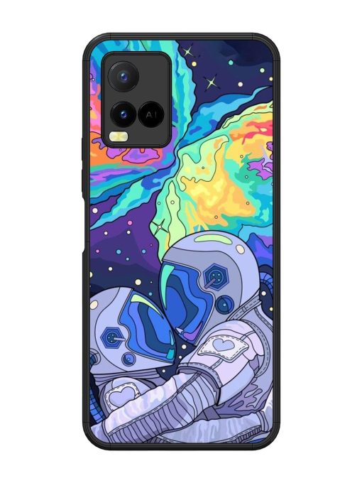 Cosmic Love Glossy Soft Edge Case for Vivo Y21 Chachhi