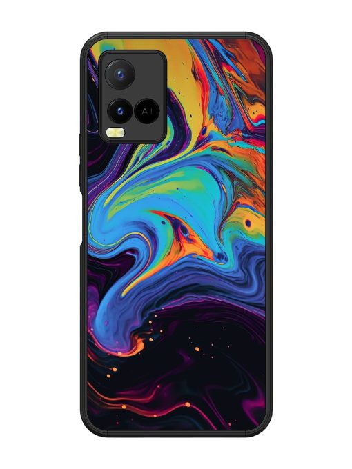 Liquid Dreamscape Glossy Soft Edge Case for Vivo Y21 Chachhi