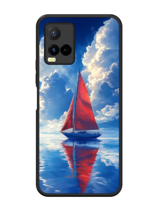 Crimson Sails Glossy Soft Edge Case for Vivo Y21 Chachhi