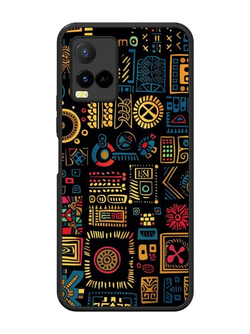 Tribal Tapestry Glossy Soft Edge Case for Vivo Y21 Chachhi