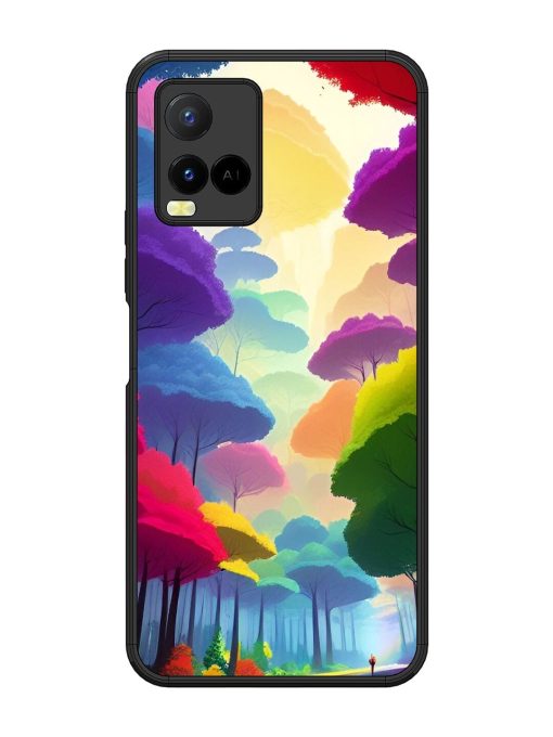 Rainbow Road Glossy Soft Edge Case for Vivo Y21 Chachhi