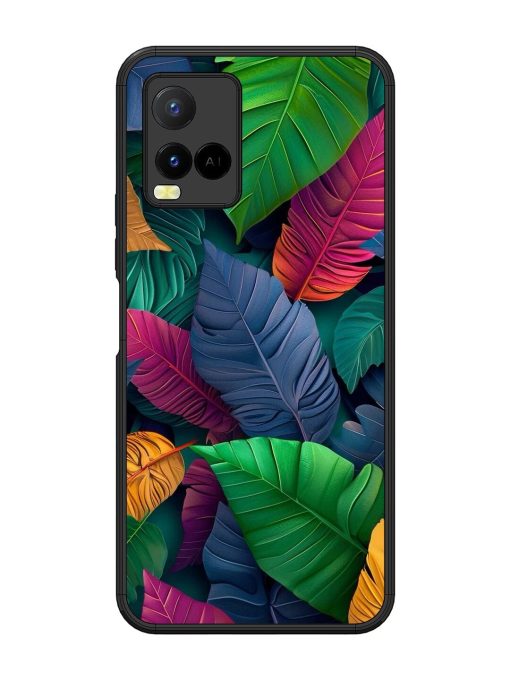 Tropical Tapestry Glossy Soft Edge Case for Vivo Y21 Chachhi