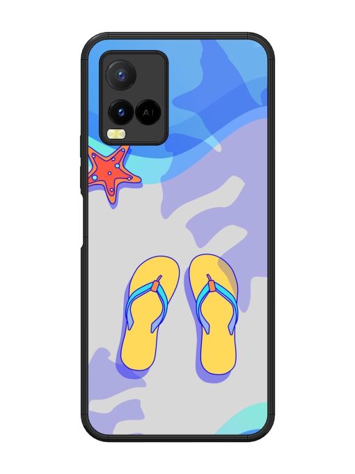 Sandy Toes And Salty Seas Glossy Soft Edge Case for Vivo Y21 Chachhi