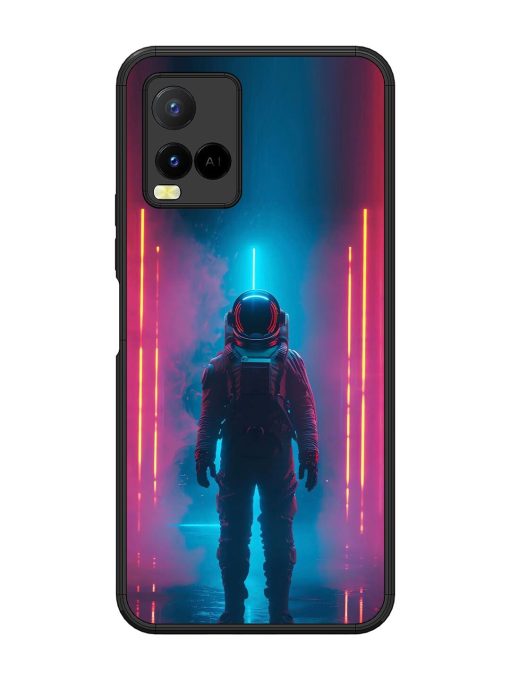 Neon Astronaut Glossy Soft Edge Case for Vivo Y21 Chachhi