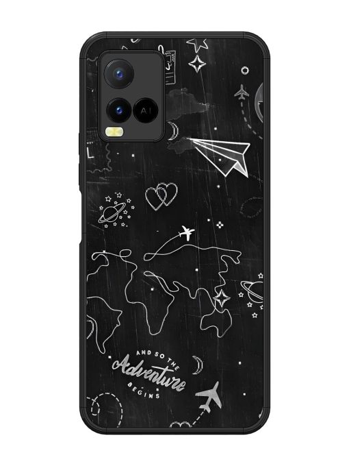 Wanderlust Sketchbook Glossy Soft Edge Case for Vivo Y21 Chachhi