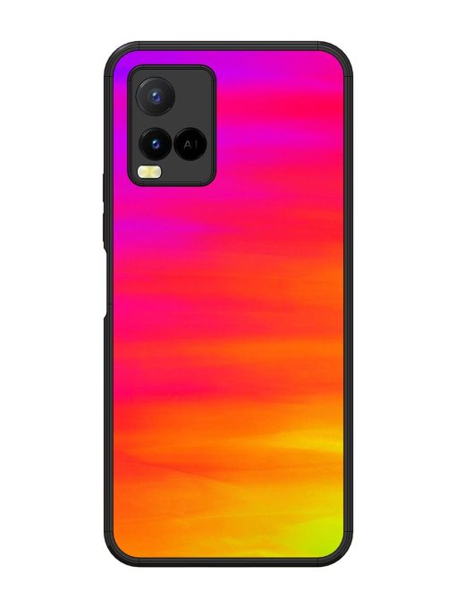 Neon Horizon Glossy Soft Edge Case for Vivo Y21 Chachhi