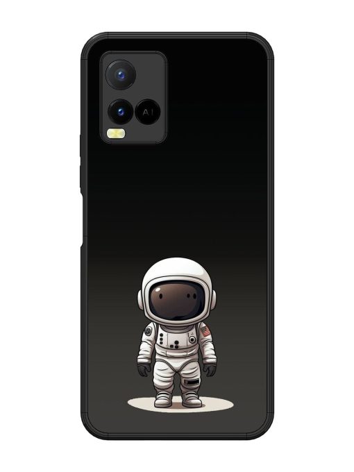 Neon Astronaut Glossy Soft Edge Case for Vivo Y21 Chachhi