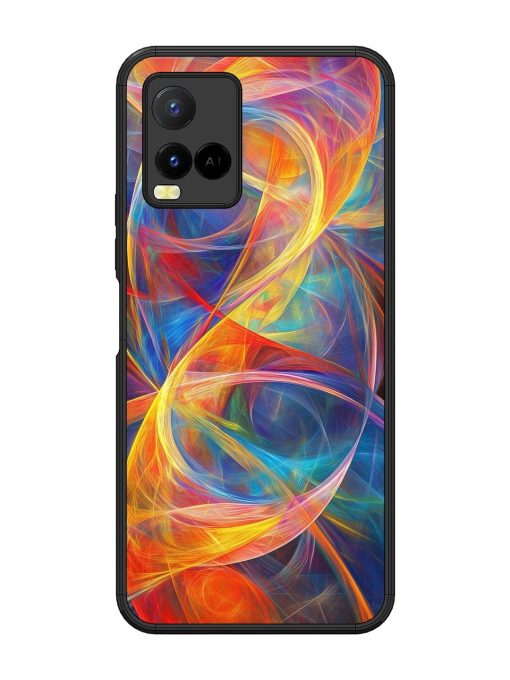 Cosmic Currents Glossy Soft Edge Case for Vivo Y21 Chachhi