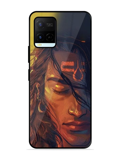 Tranquil Shiva Glossy Soft Edge Case for Vivo Y21A Chachhi