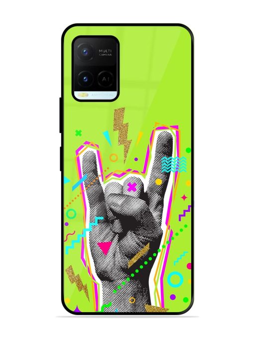 Neon Rock Glossy Soft Edge Case for Vivo Y21A Chachhi