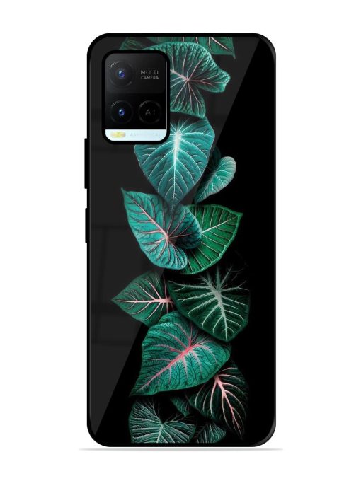 Emerald Elegance Glossy Soft Edge Case for Vivo Y21A Chachhi