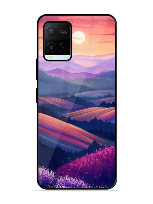 Twilight'S Embrace Glossy Soft Edge Case for Vivo Y21A Chachhi