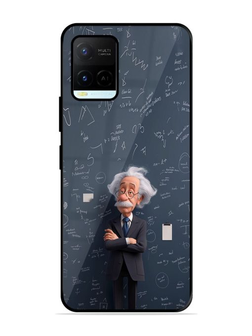 Albert Einstein Glossy Soft Edge Case for Vivo Y21A Chachhi