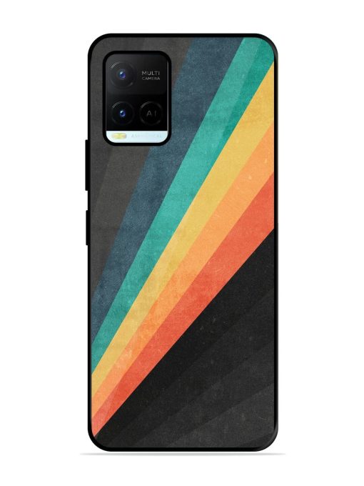 Retro Spectrum Glossy Soft Edge Case for Vivo Y21A Chachhi