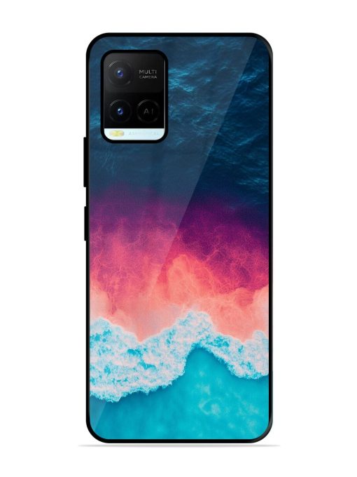 Where The Ocean Meets The Sky Glossy Soft Edge Case for Vivo Y21A Chachhi