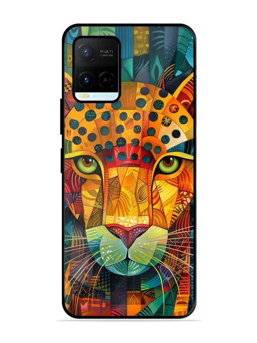 Mosaic Majesty Glossy Soft Edge Case for Vivo Y21A Chachhi