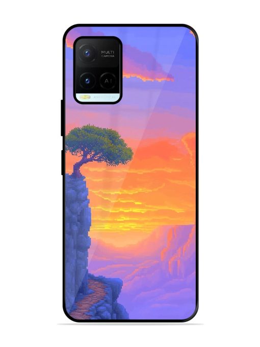 Cliffside Solitude Glossy Soft Edge Case for Vivo Y21A Chachhi