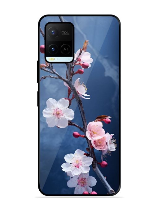 Delicate Blossoms Glossy Soft Edge Case for Vivo Y21A Chachhi