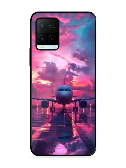 Neon Runway Glossy Soft Edge Case for Vivo Y21A Chachhi