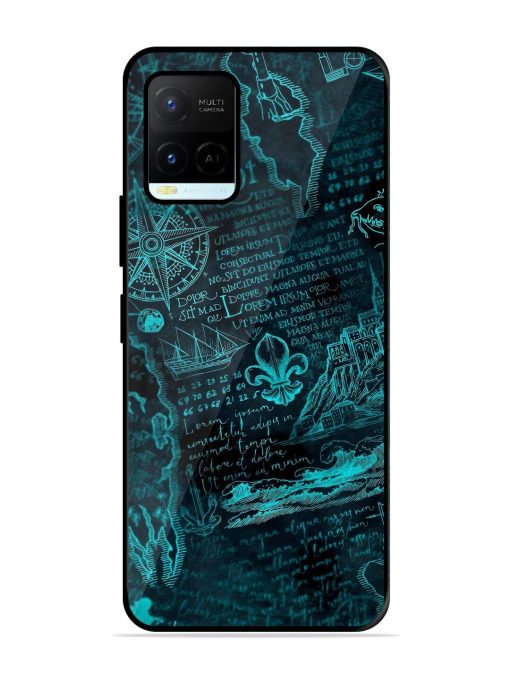 Nautical Notebook Glossy Soft Edge Case for Vivo Y21A Chachhi