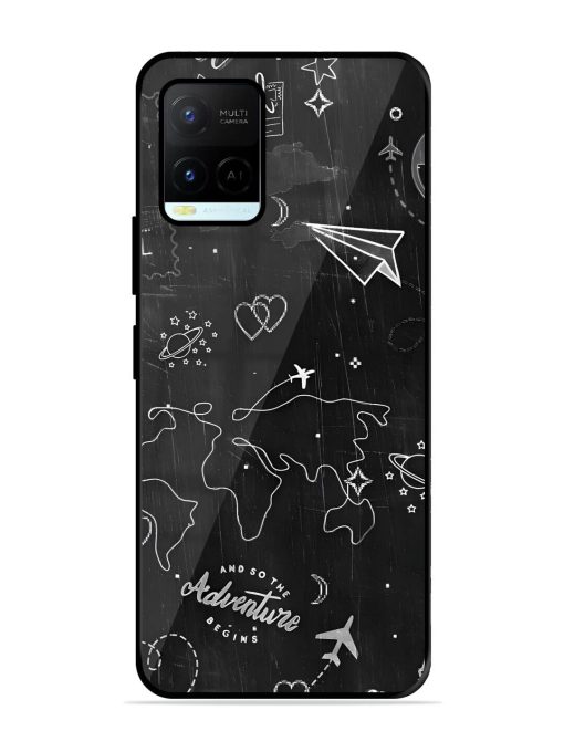 Wanderlust Sketchbook Glossy Soft Edge Case for Vivo Y21A Chachhi