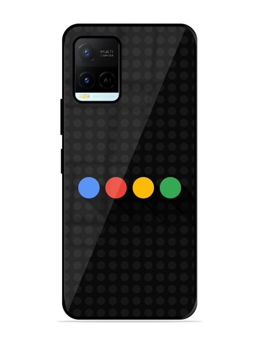 Google Dots Glossy Soft Edge Case for Vivo Y21A Chachhi