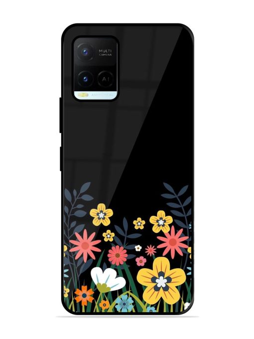 Floral Night Sky Glossy Soft Edge Case for Vivo Y21A Chachhi