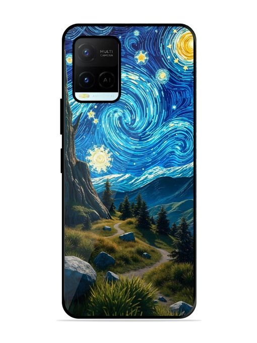 Starry Night In The Shire Glossy Soft Edge Case for Vivo Y21A Chachhi