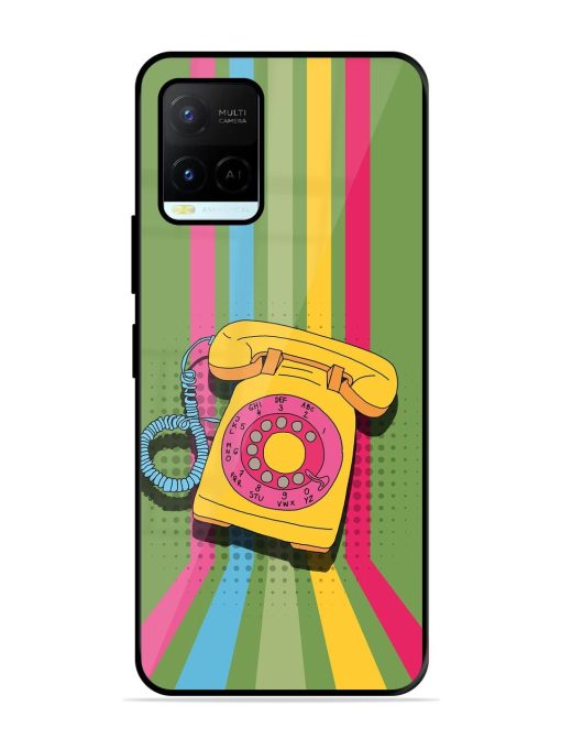 Retro Dialer Glossy Soft Edge Case for Vivo Y21A Chachhi