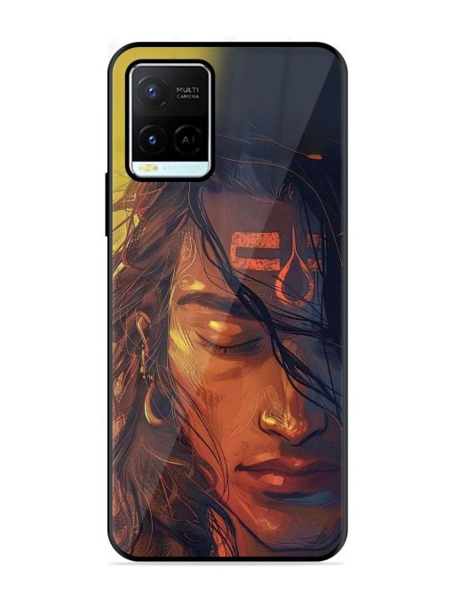 Tranquil Shiva Glossy Soft Edge Case for Vivo Y21G Chachhi