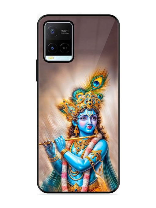 Divine Krishna Glossy Soft Edge Case for Vivo Y21G Chachhi