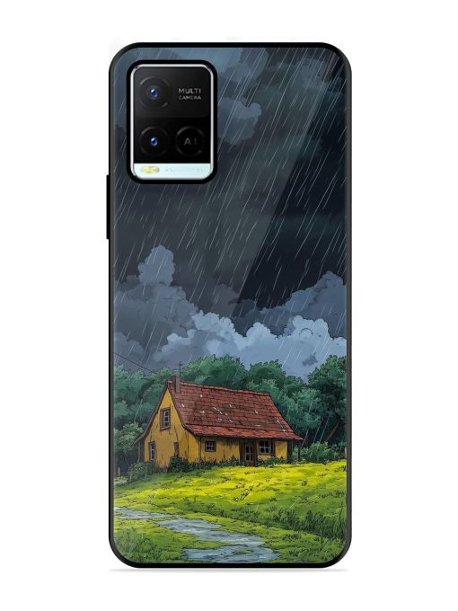 Rainy Day Retreat Glossy Soft Edge Case for Vivo Y21G Chachhi